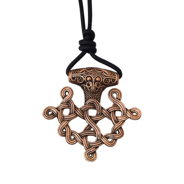Viking Hiddensee Cross Pendant in Solid Bronze