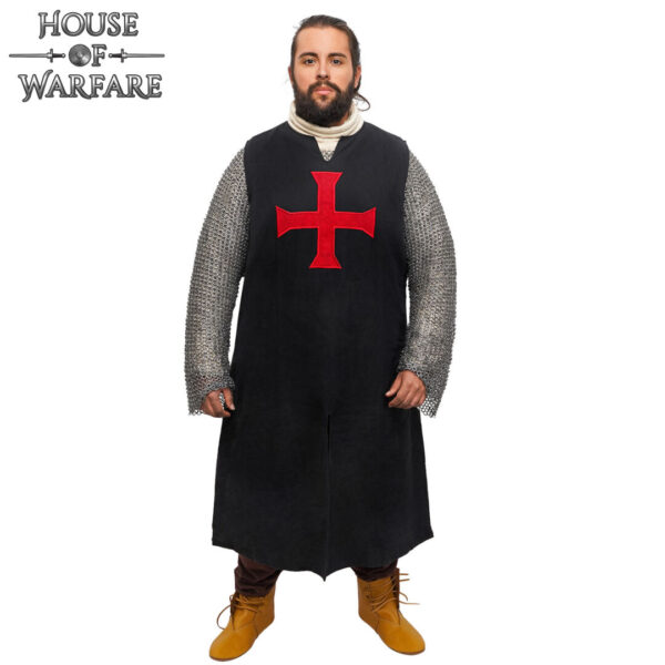 Sleeveless Knights Templar Tunic in Recycled Cotton