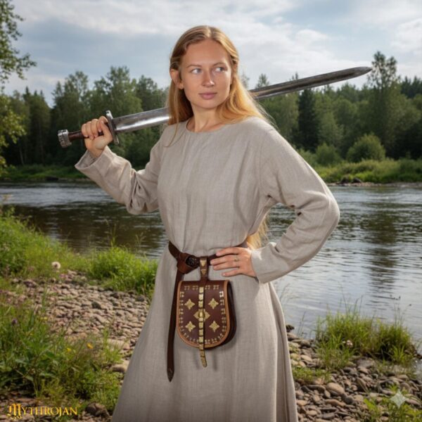 Helga Viking Linen Dress