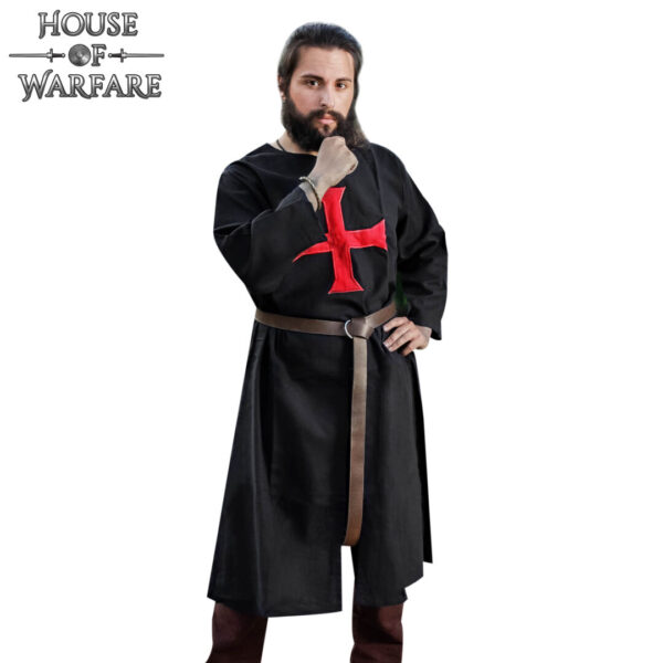 Knights Templar Recycled Cotton Tunic with Red Cross
