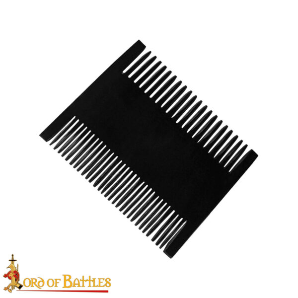 Viking Ox Horn Comb - Dual-Sided Historical Grooming Tool