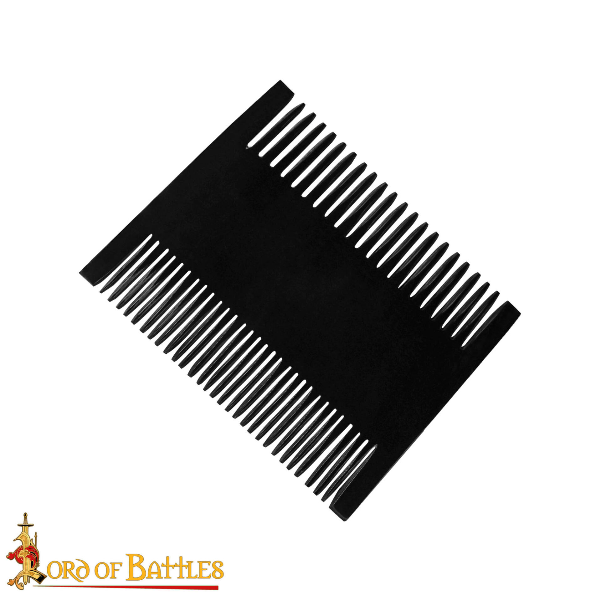 Viking Ox Horn Comb - Dual-Sided Historical Grooming Tool