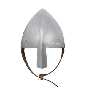 11th-Century Norman Nasal Helmet | 16-Gauge Mild Steel