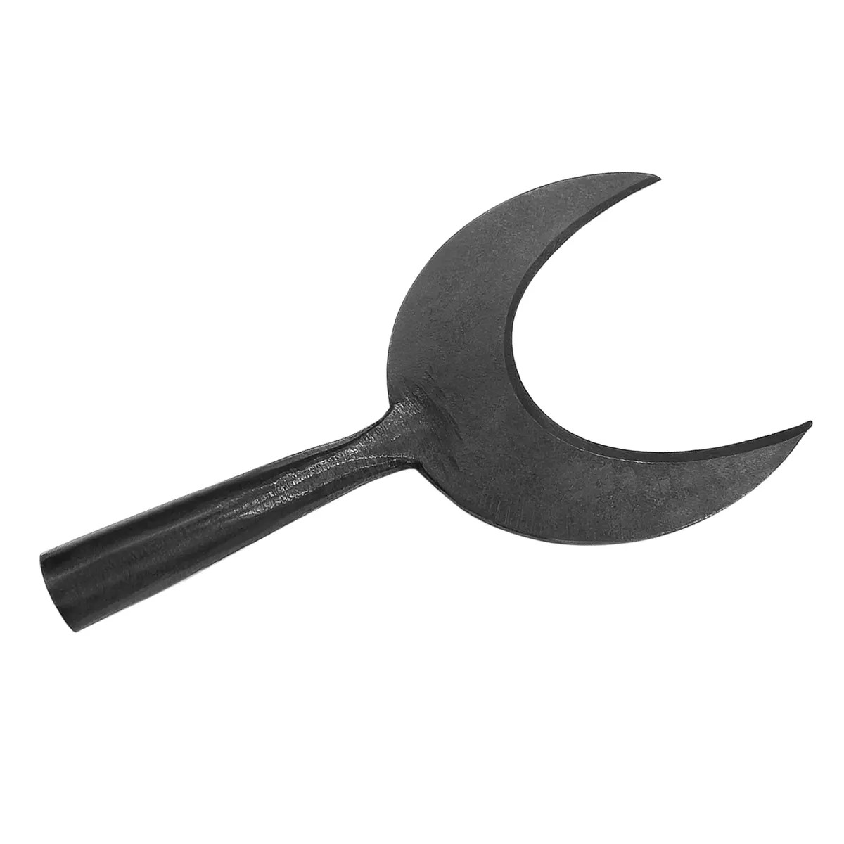 Hand-Forged Iron Rope Cutter Arrowhead, Medieval U-Shaped Point