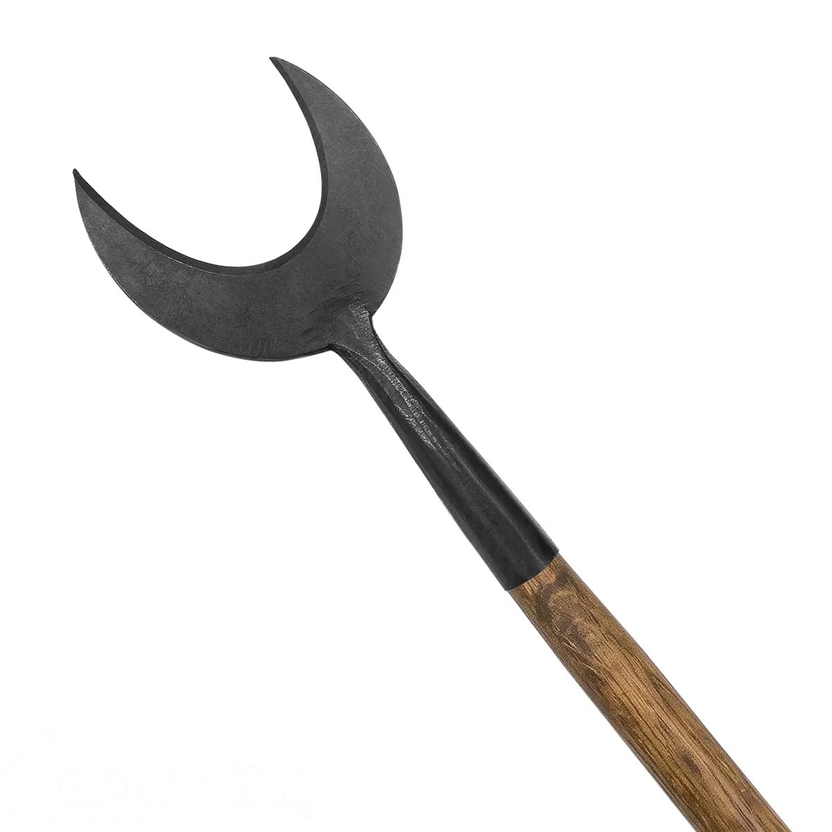 Hand-Forged Iron Rope Cutter Arrowhead, Medieval U-Shaped Point