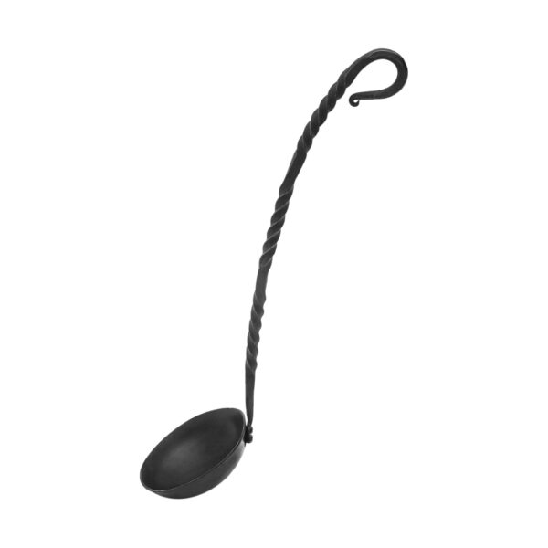 Medieval Hand-Forged Iron Camp Ladle - 35 cm