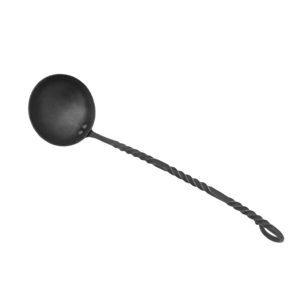 Medieval Hand-Forged Iron Camp Ladle - 35 cm