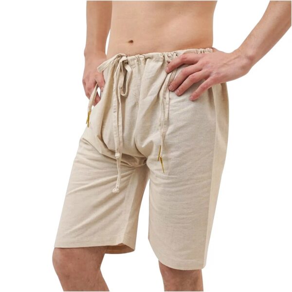 Medieval Linen Knee-Length Breeches