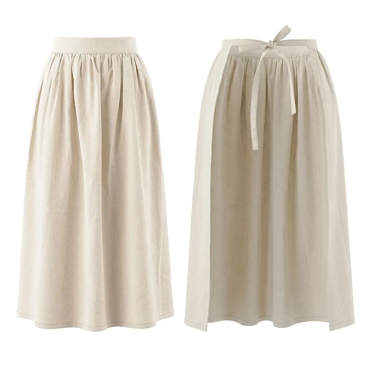Medieval Linen Work Apron