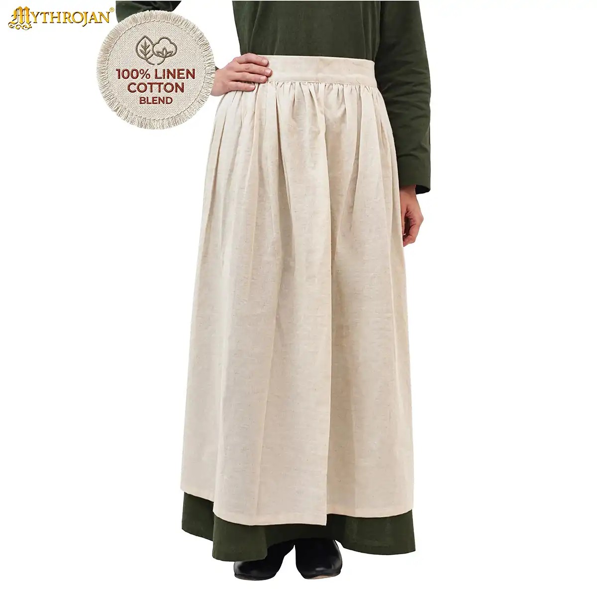 Medieval Linen Work Apron