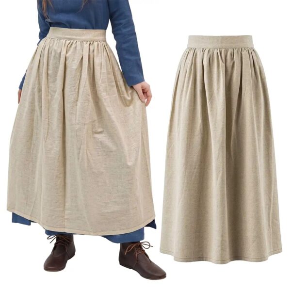 Medieval Linen Work Apron