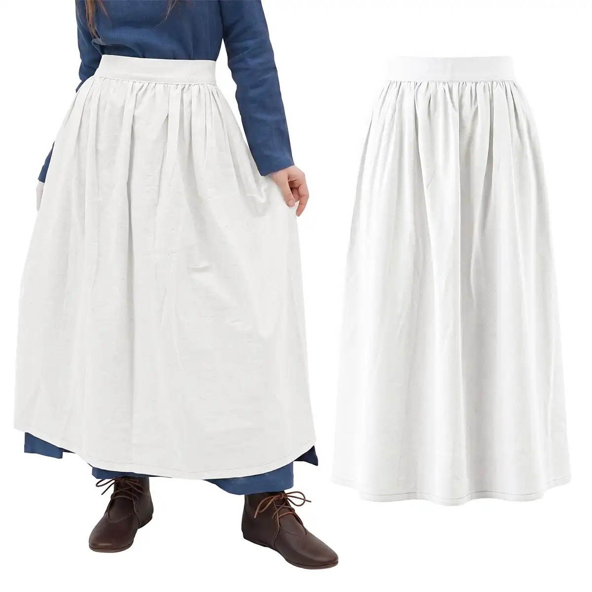 Medieval Linen Work Apron