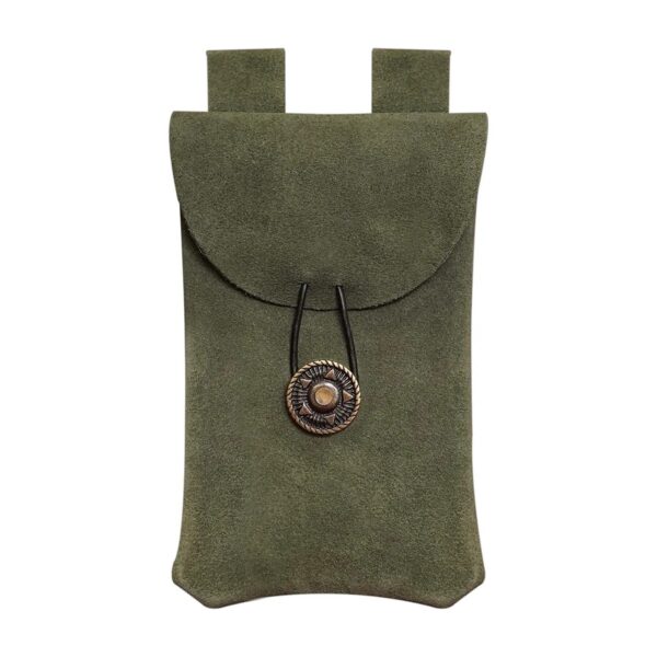 Medieval Suede Leather Belt Pouch