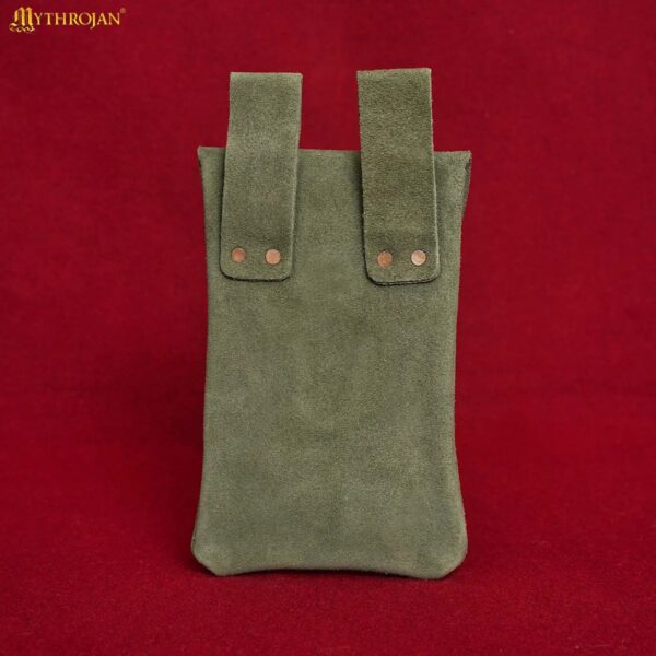 Medieval Suede Leather Belt Pouch