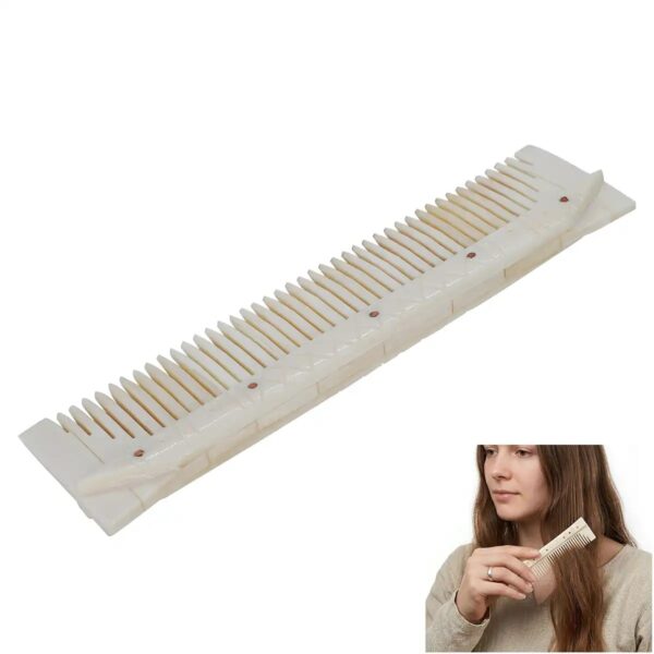 Medieval Viking Carved Bone Hair and Beard Comb