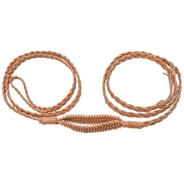 Roman Greek Handcrafted Leather Sling with Braided Cords