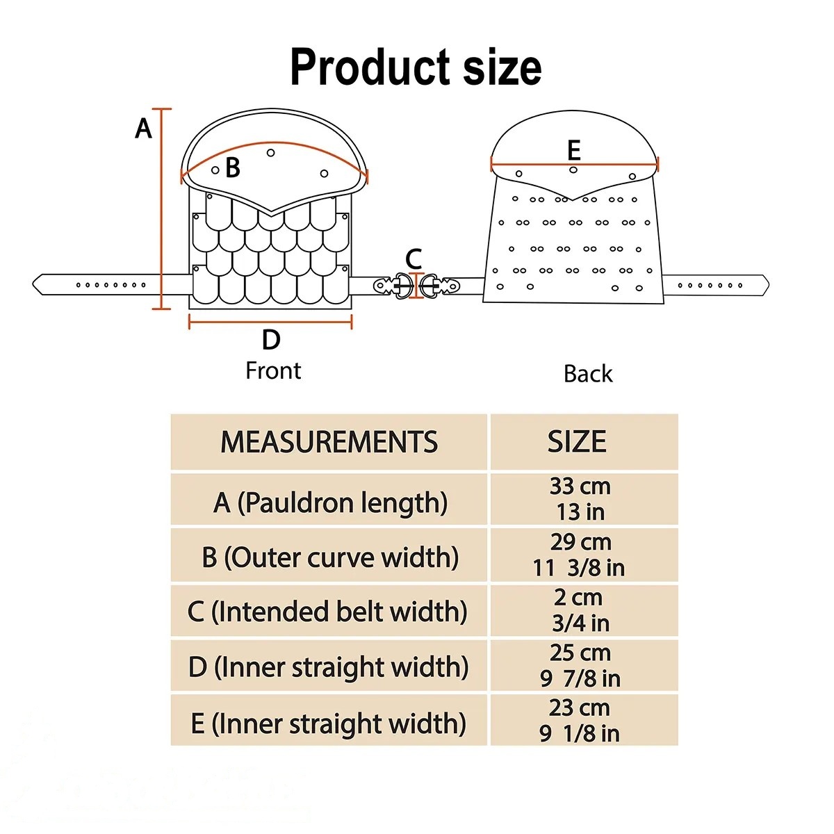 Roman Lorica Squamata Steel Scale Spaulders
