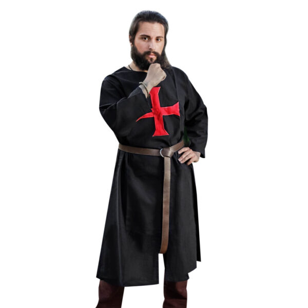 Knights Templar Recycled Cotton Tunic with Red Cross