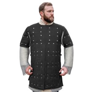 13th-Century Canvas Brigandine with Riveted Steel Plates