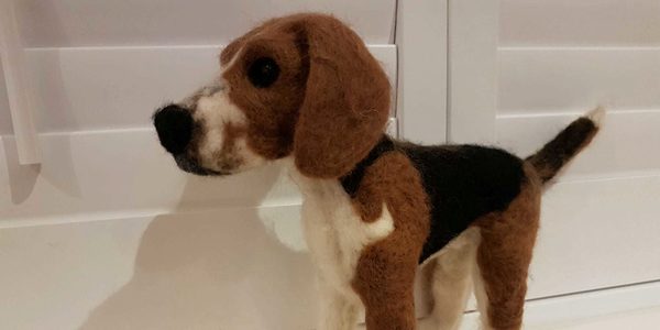 Needle Felting Dogs. Getting started.