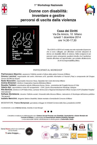 Donne con disabilità: inventare…