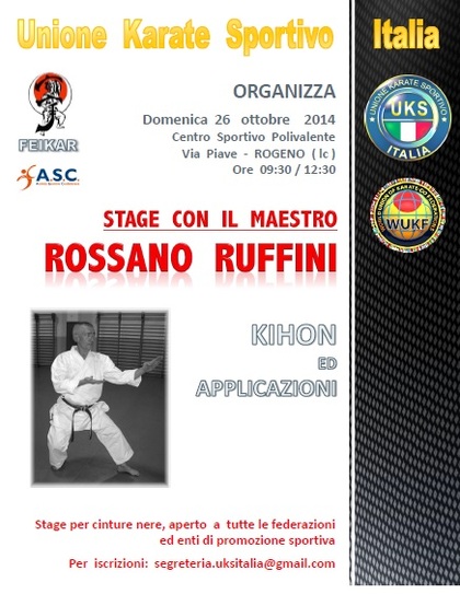 Stage M° Ruffini Rossano