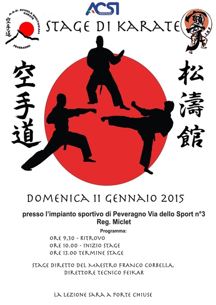 Stage KARATE a Peveragno (Cn) 2015 gen 11
