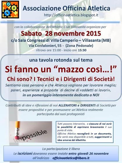 TAVOLA ROTONDA 28 NOVEMBRE