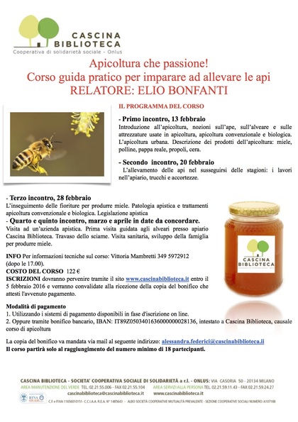 Apicoltura che passione!Corso…