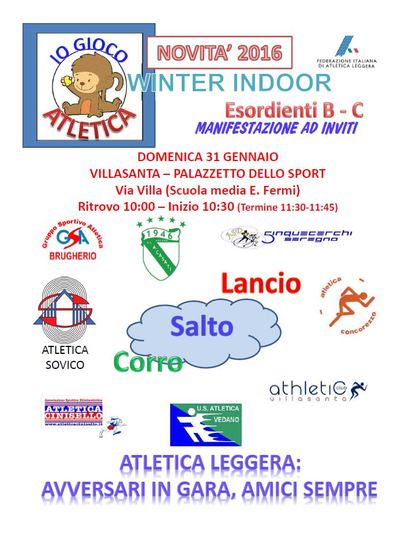 GIOCOATLETICA WINTER INDOOR