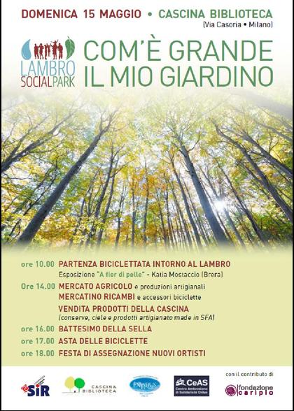 Come è grande il mio giardino:…