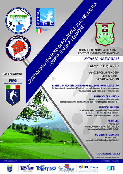 12^ Tappa Nazionale FIFG/OPES 2016