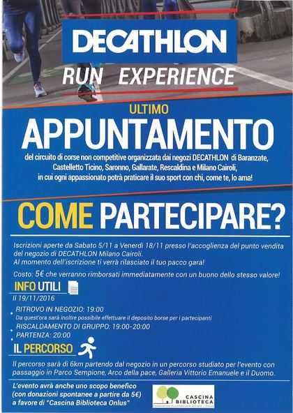 Decathlon run experience