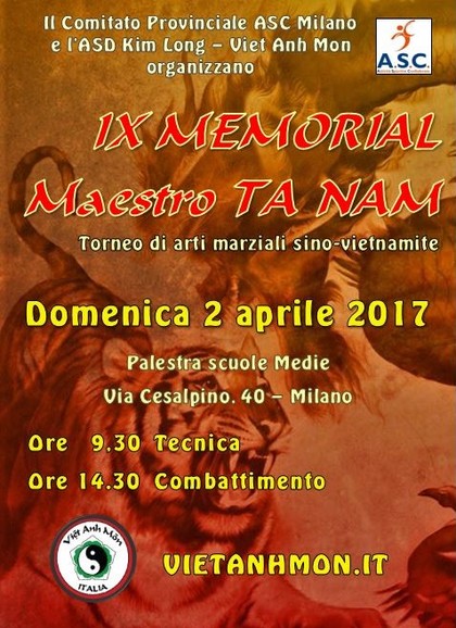 IX MEMORIAL Maestro TA NAM