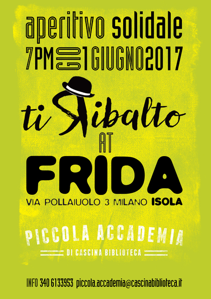 Aperitivo solidale per sostenere…
