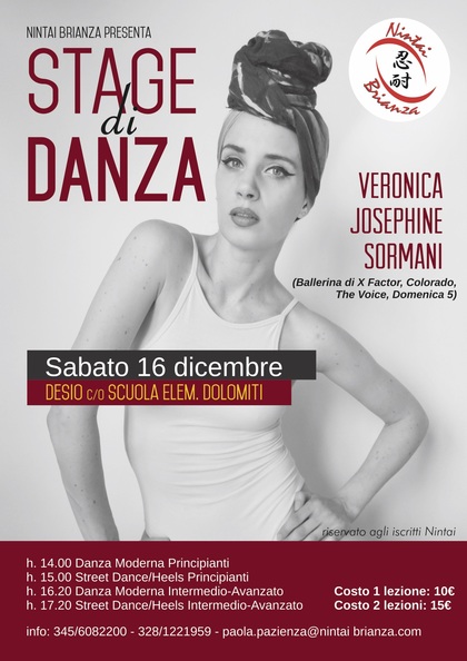STAGE DI DANZA MODERNA
