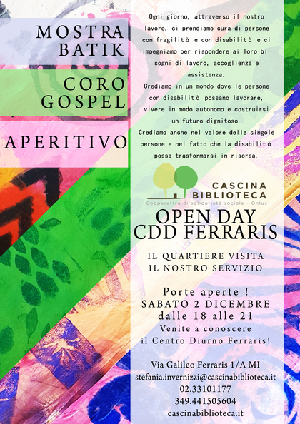 FUORI CASCINA - Open day…