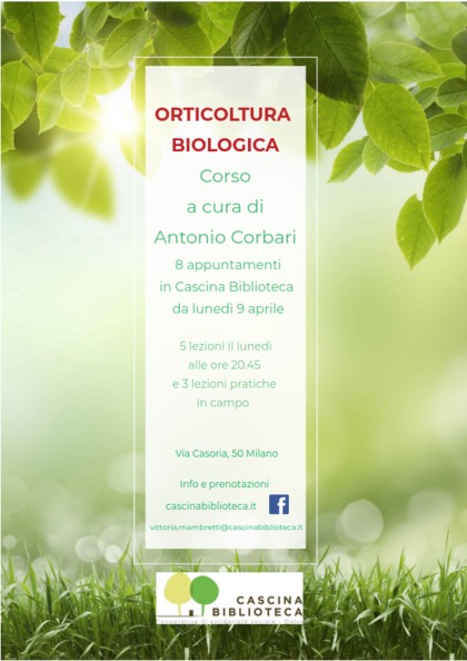 CORSO DI ORTICULTURA BIOLOGICA
