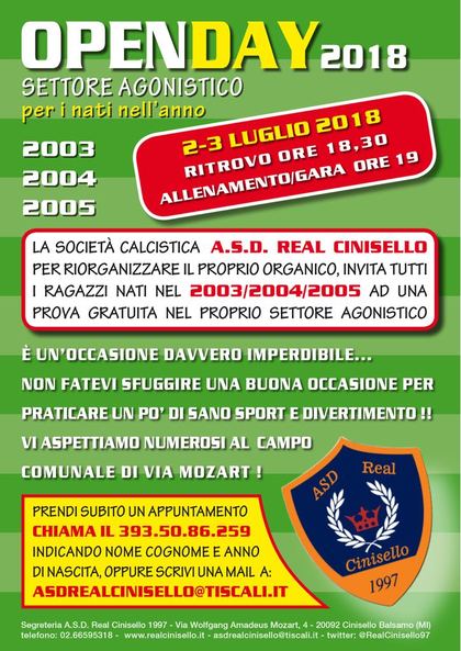 OPEN DAY 2018