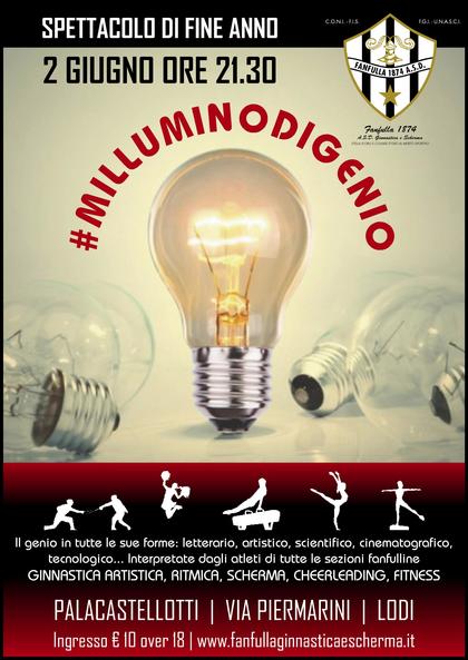 M'illumino di genio - Spettacolo di fine anno 2019