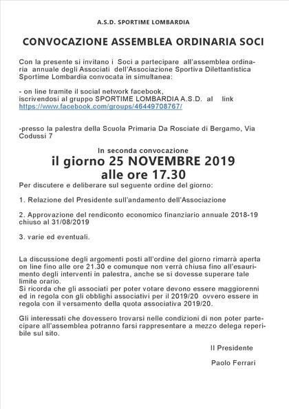ASSEMBLEA DE SOCI 2019