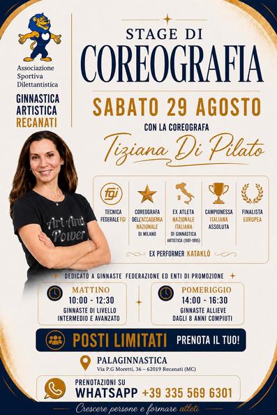 STAGE DI COREOGRAFIA con Tiziana Di Pilato