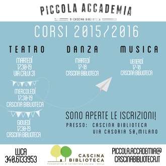 Piccola Accademia: aperte…