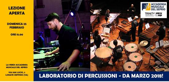 LEZIONE APERTA PERCUSSIONI