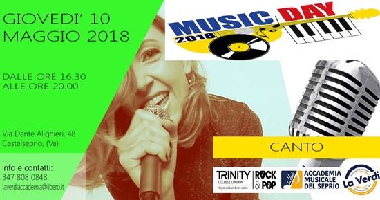 MUSIC DAY CANTO