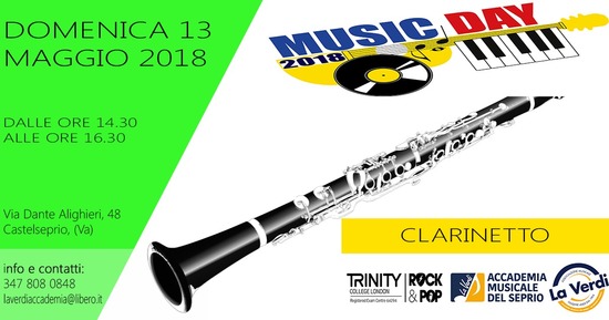 MUSIC DAY CLARINETTO