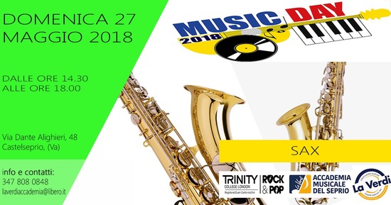 MUSIC DAY SAXOFONI