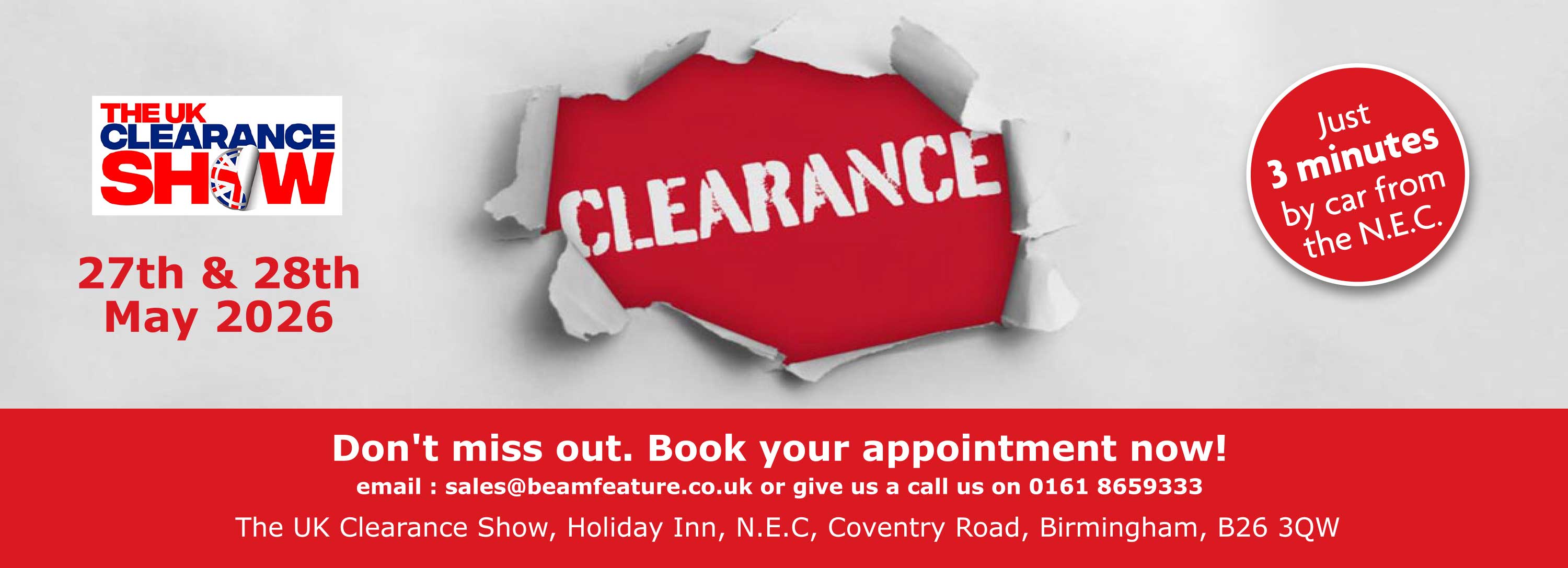 Clearance Show May 2026