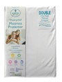 Waterproof Fully Fitted Double Bed Mattress Protectors - White