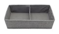 2 Section Drawer Dividers / Organisers 36x18x10cm - Grey